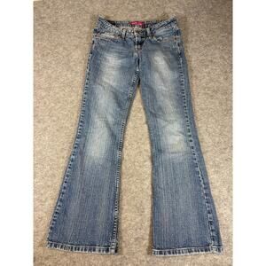 Levis 518 Red Tab Denim Jeans Womens 5 Medium Super Low Bootcut Streetwear Y2K
